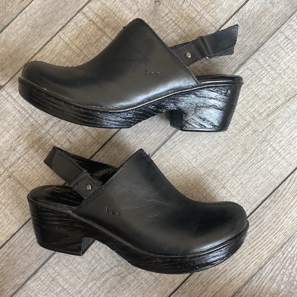 B.O.C. Leather Clogs 7